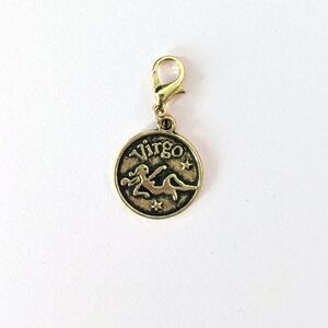 2/$15 | Virgo Antique Gold Metal Charm | Brand New